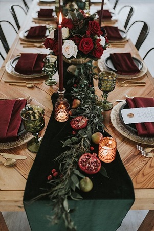 إليكِ الألوان الأكثر شيوعاً في حفلات الزفاف بموسم الخريف